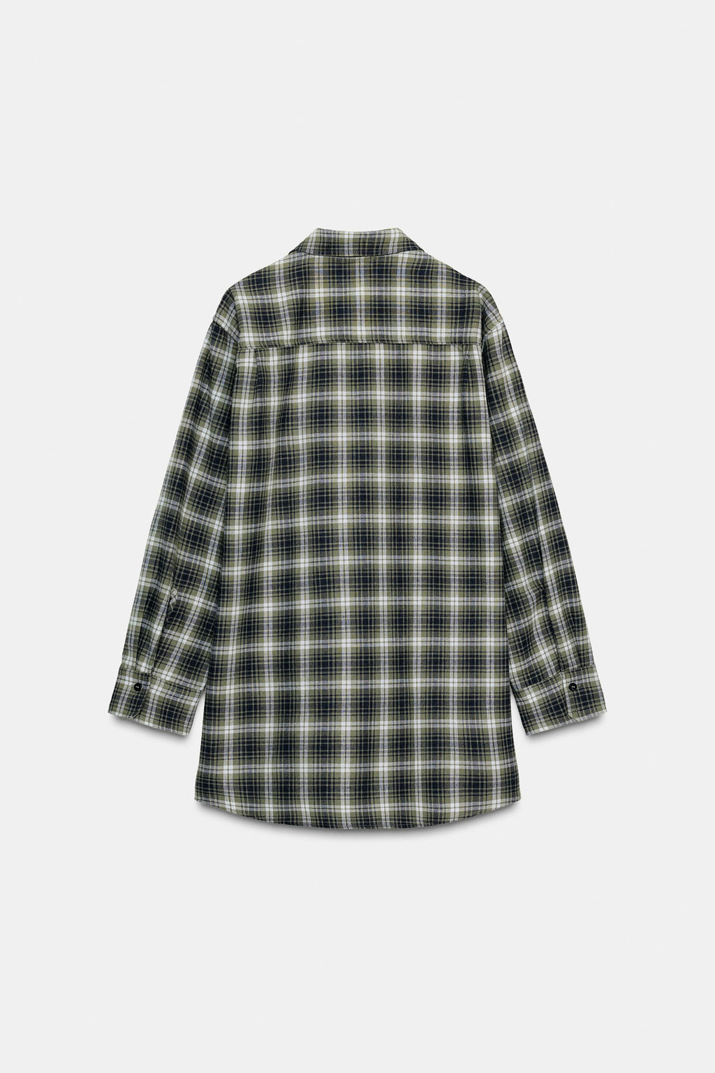 OVERSIZE CHECK SHIRT ZW COLLECTION - Zara фото 6