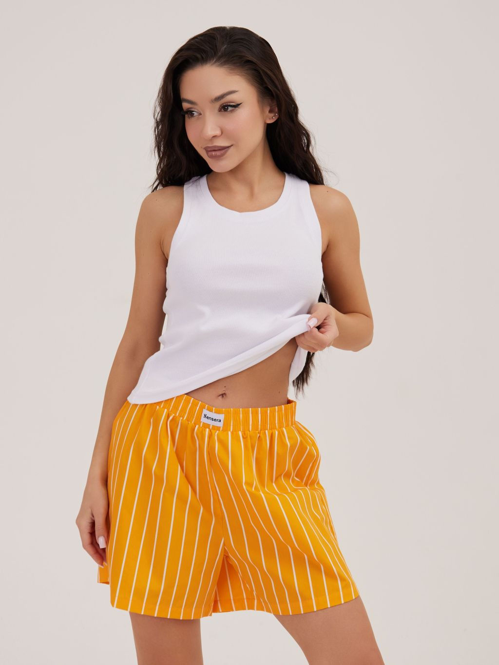 Набор: шорты жен и майка Derin QR цветной - Sensera фото 4