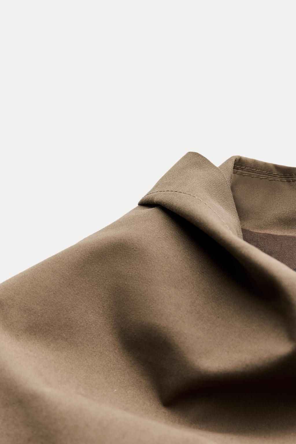 OVERSIZE LAYERED TRENCH COAT ZW COLLECTION - Zara фото 8