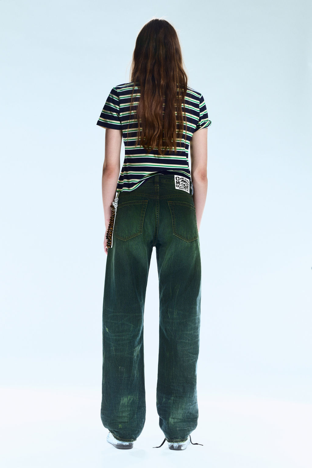 Vaqueros Anti unisex de corte regular y tiro bajo - H&m фото 7