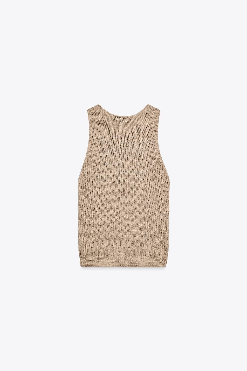 RUSTIC KNIT TOP - Zara фото 7