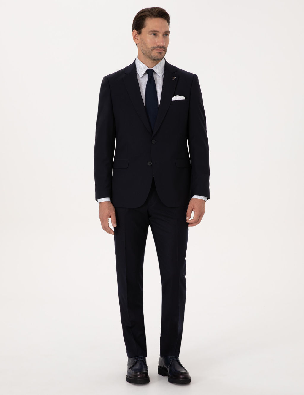 Lacivert Slim Fit Ceket - Cacharel фото 4