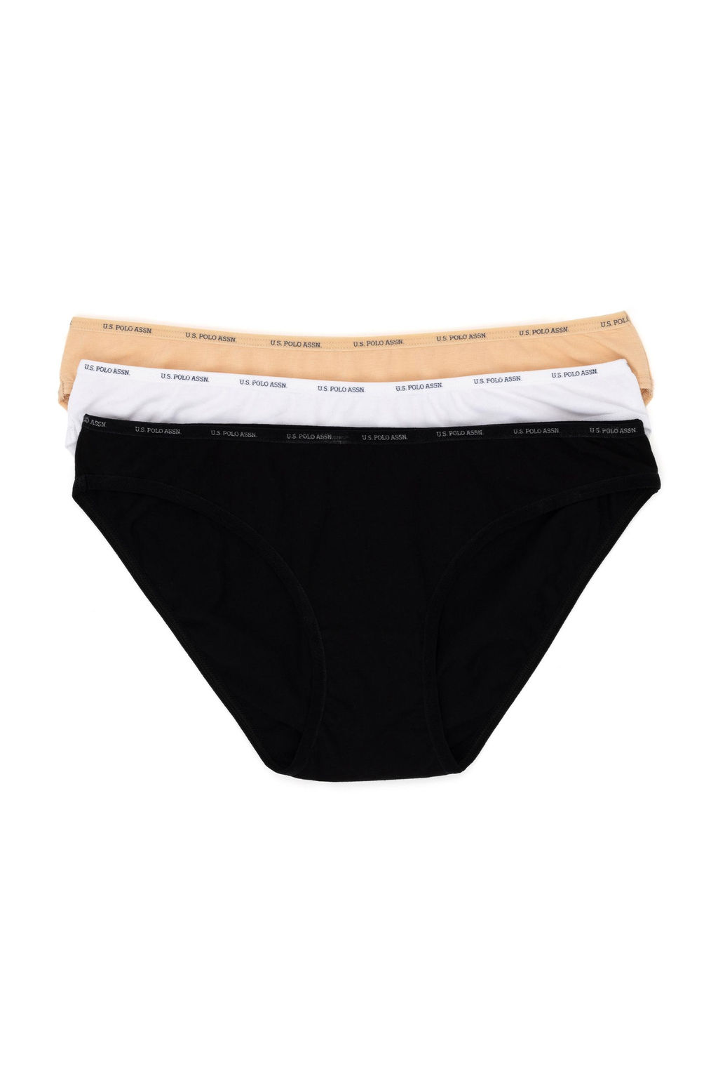 Женское нижнее белье U.S. Polo Assn черное хлопок с эластаном фото 2