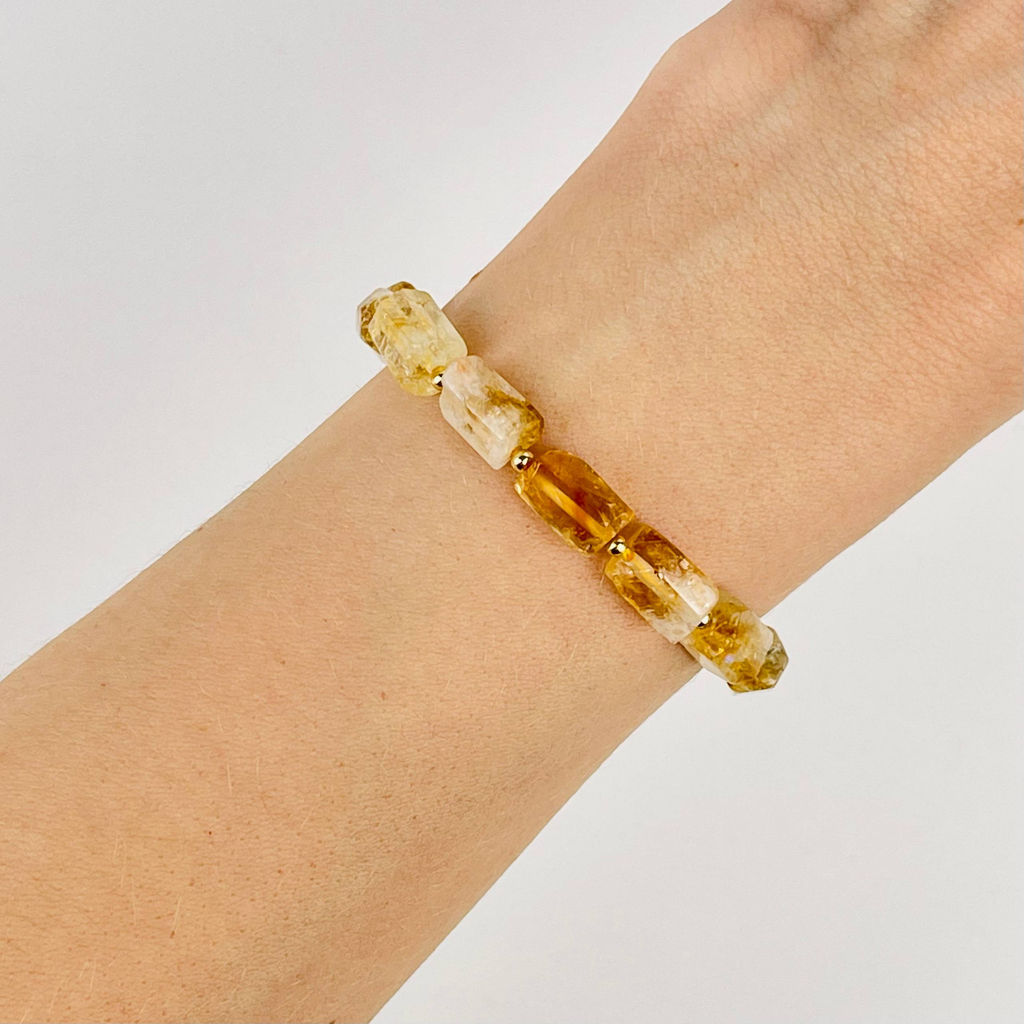 Браслет из Цитрина 18,5 см +