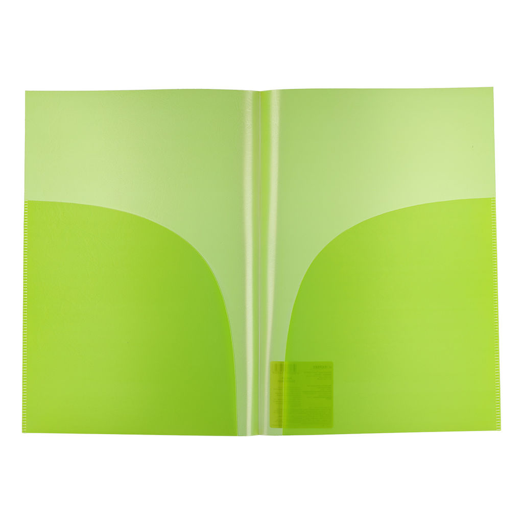 Expert Complete Trend NEON Папка-уголок (2 кармана) A4 180 мкм волокно 20 шт. лайм EC210030221