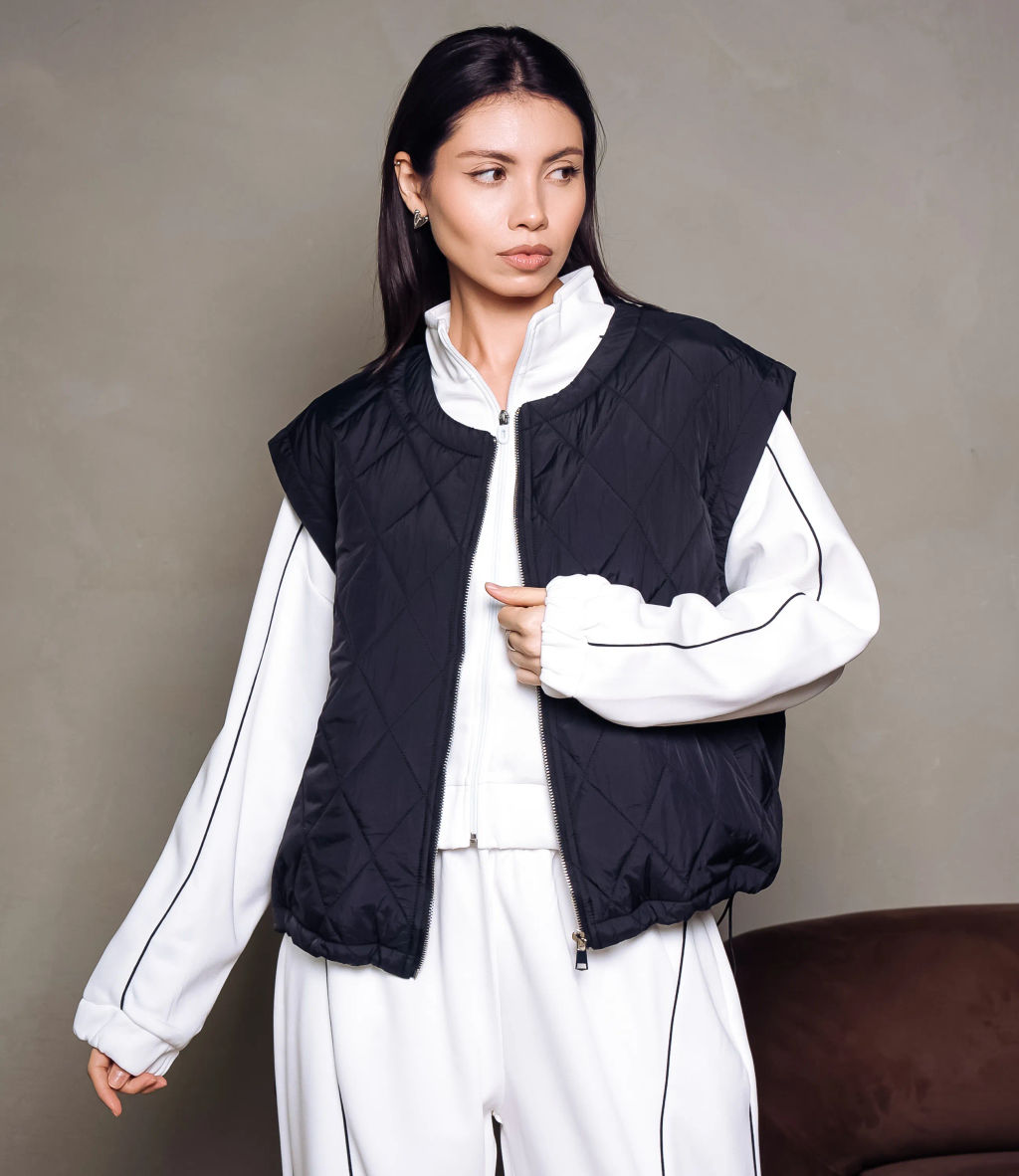 Жилет #КТ750, чёрный