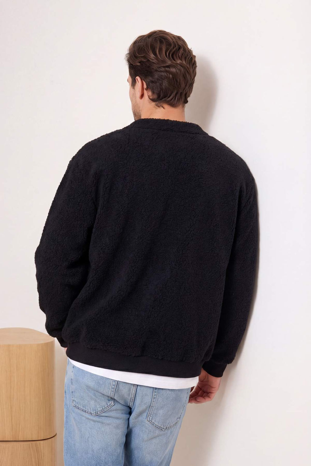 Кардиган Trendyolmilla мужской oversize черный