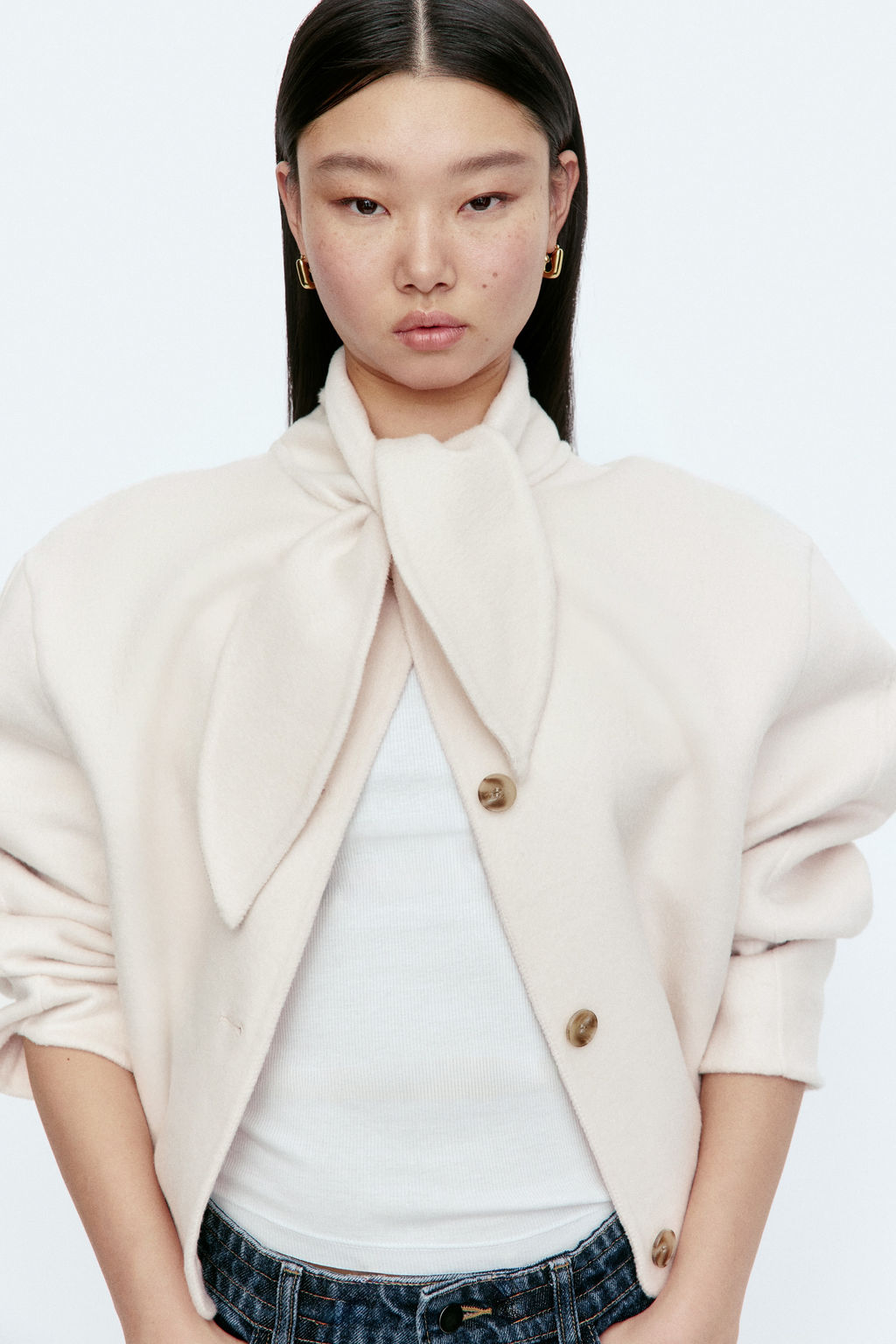 Chaqueta artesanal en mezcla de lana - H&m фото 3