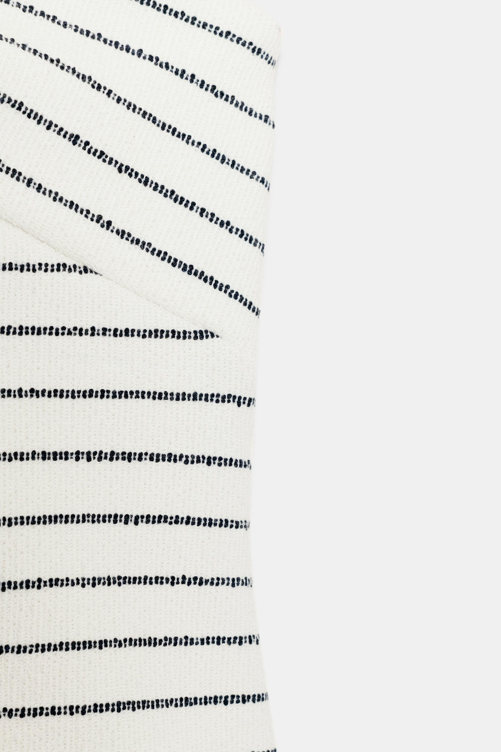 TOP CRUZADO BOUCL? / Blanco / Marino - Zara фото 8