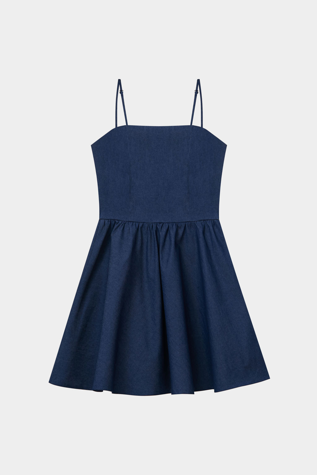 Платье мини из джинсы на бретелях - Mollis фото 5