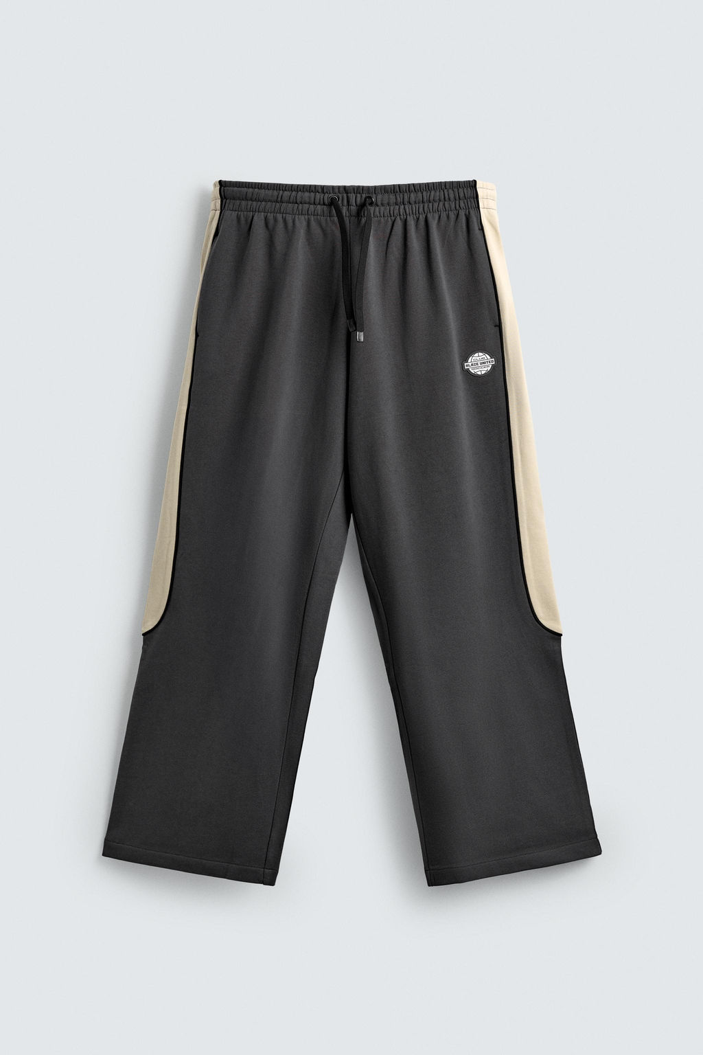 RELAXED FIT COLOUR BLOCK TROUSERS