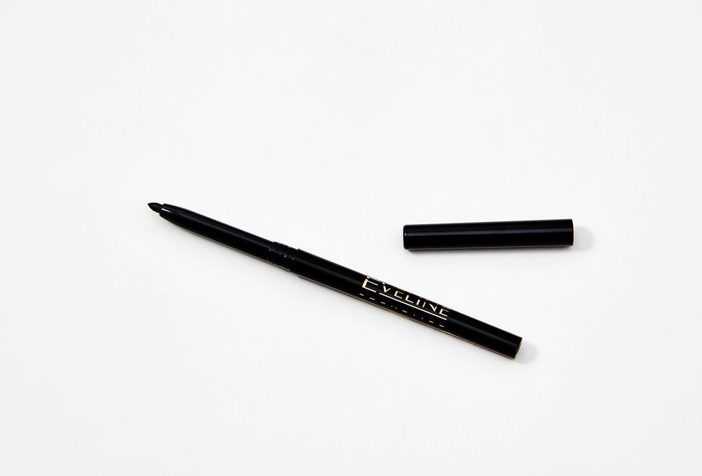 EVELINE Карандаш для глаз автоматический Mega max kajal тон черный  фото 2