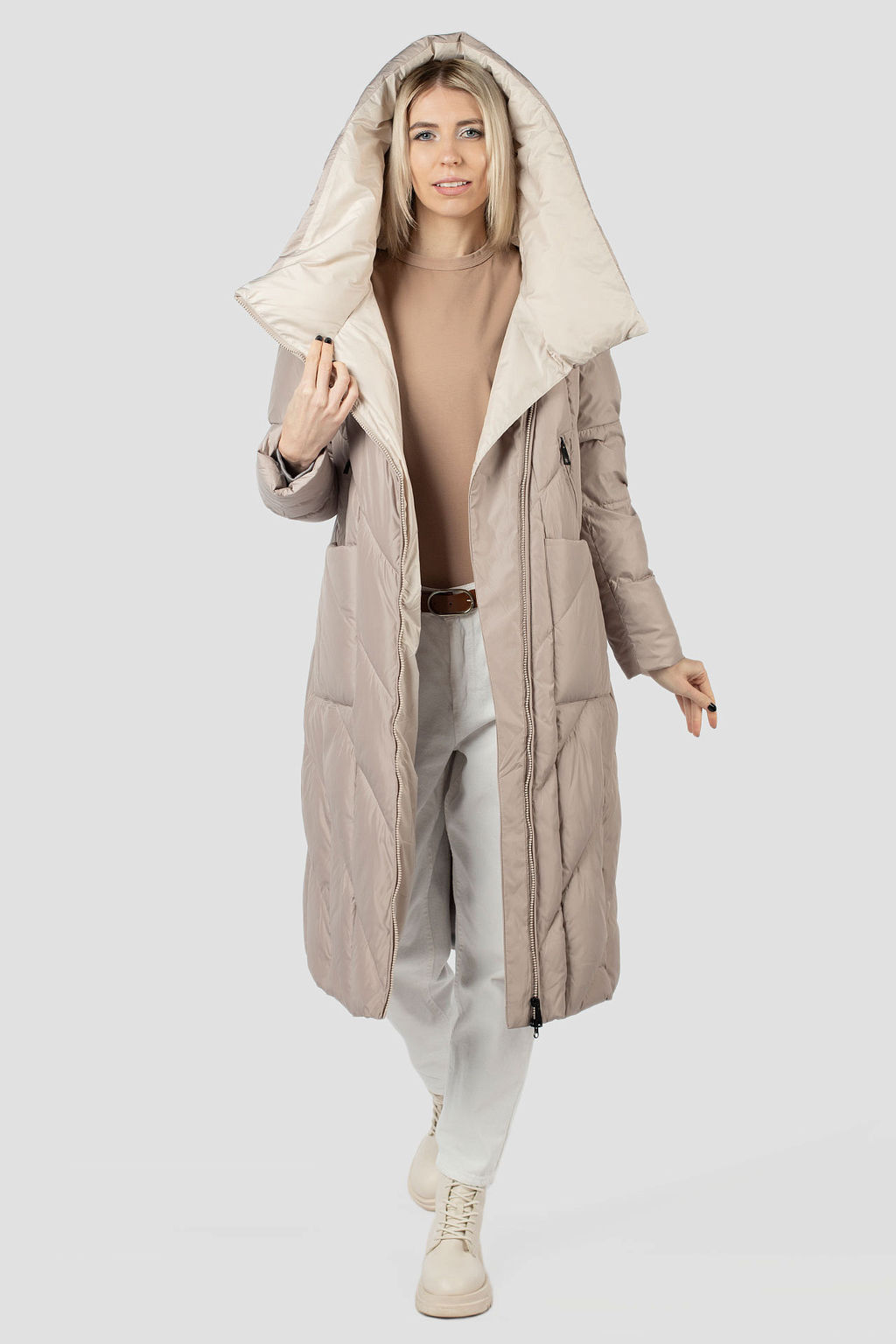 Куртка женская зимняя (Холлофайбер 300) - Империя пальто фото 7
