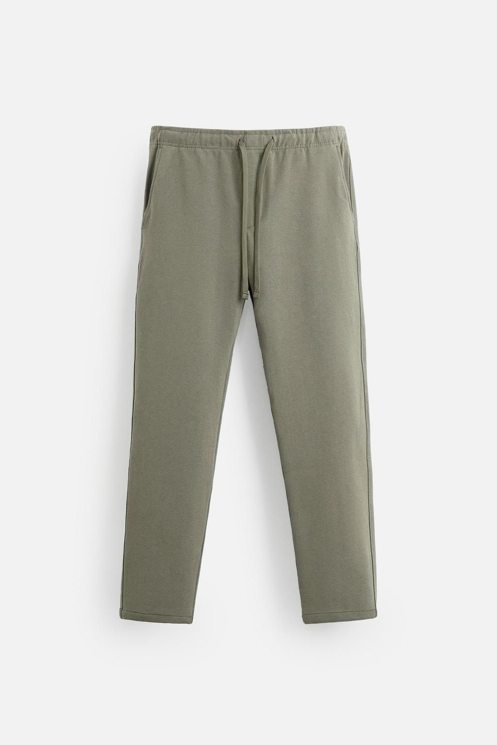 COMFORT FIT JOGGER WAIST TROUSERS - Zara фото 50