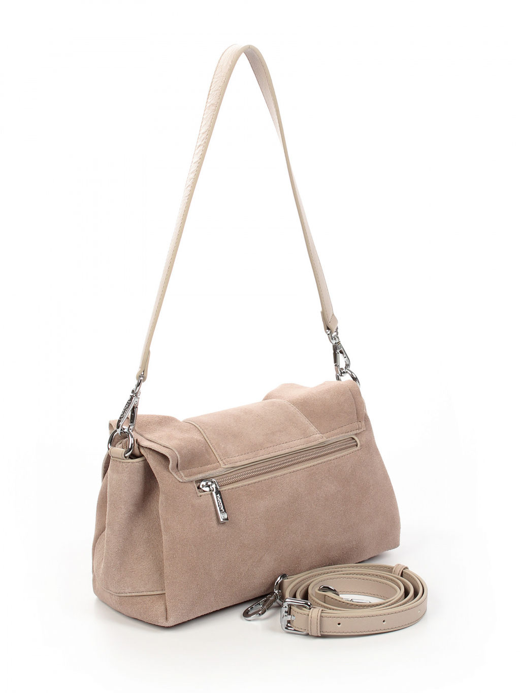 LACCOMA сумка АУ4805-М-бежевый натуральная замша хлопок