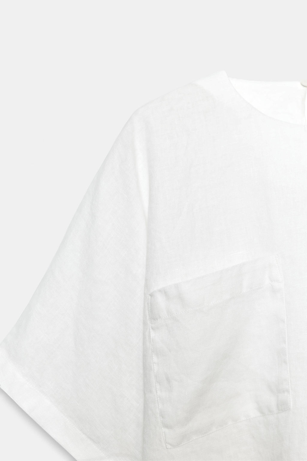 TOP LINO 100% CORDONES ZW COLLECTION / Blanco - Zara фото 6