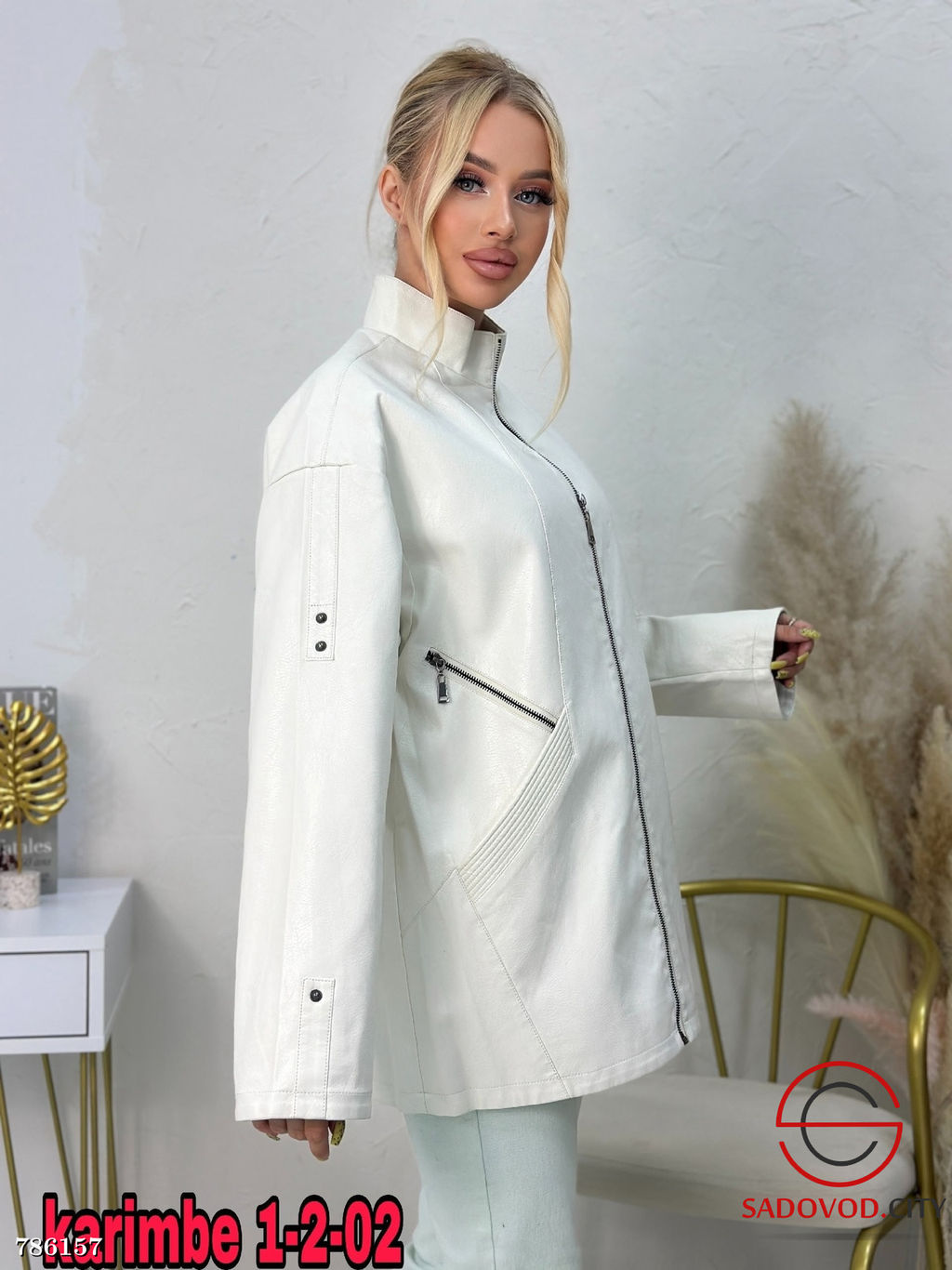 Куртка эко кожа на молнии