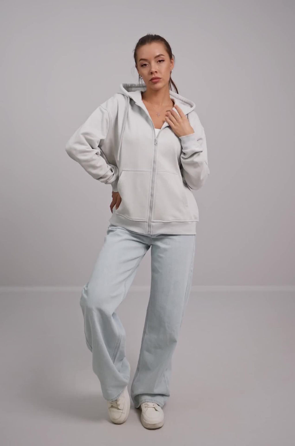 Женская толстовка из футера Happyfox