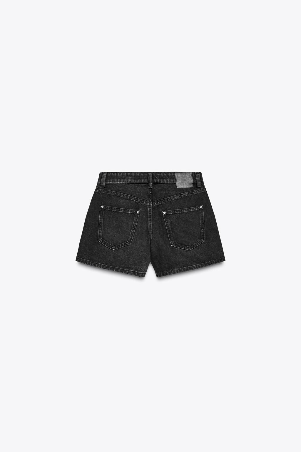 Z1975 MOM FIT MID-WAIST SHORTS - Zara фото 5