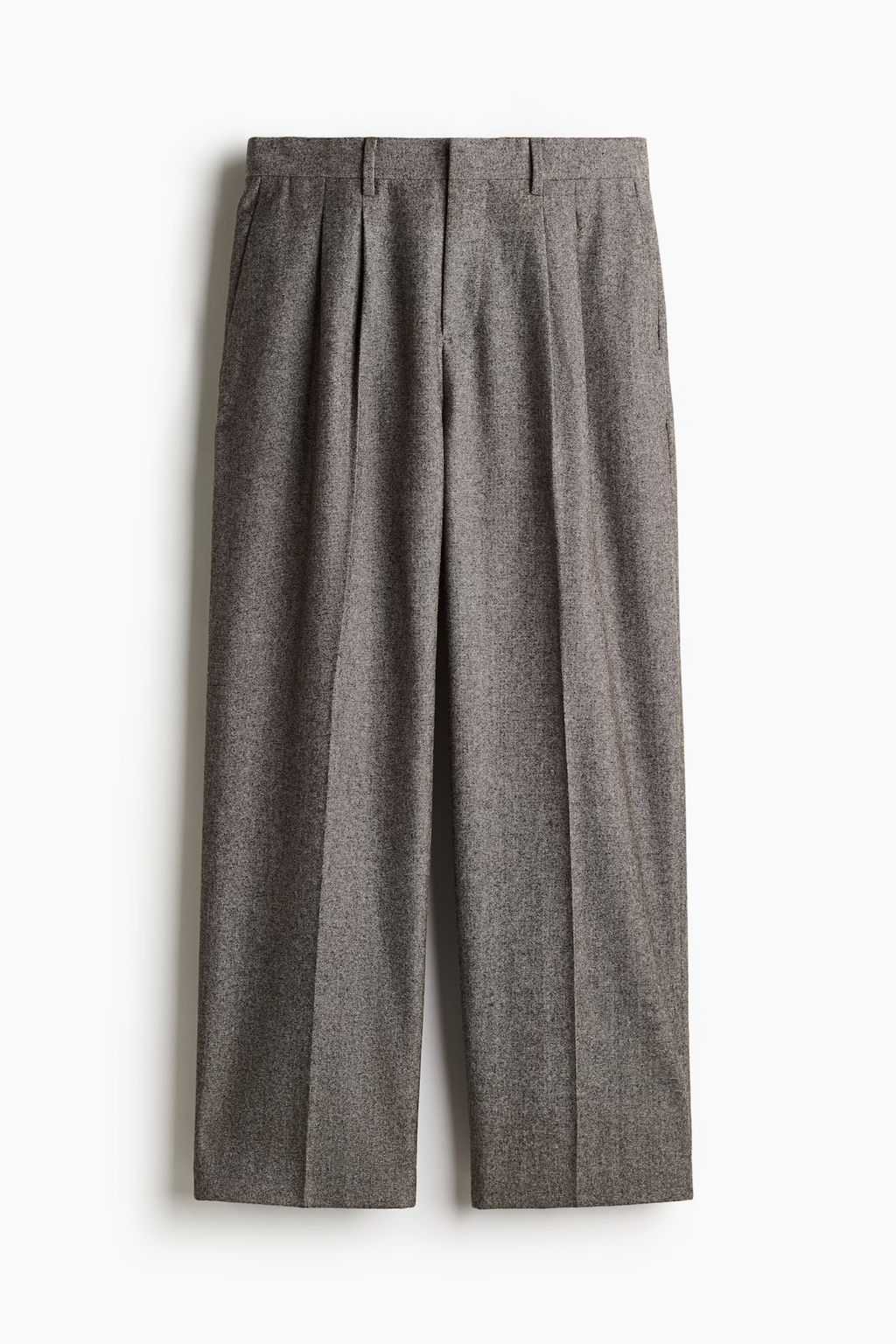 Pantalon en mezcla de lana Loose Fit - H&m фото 6