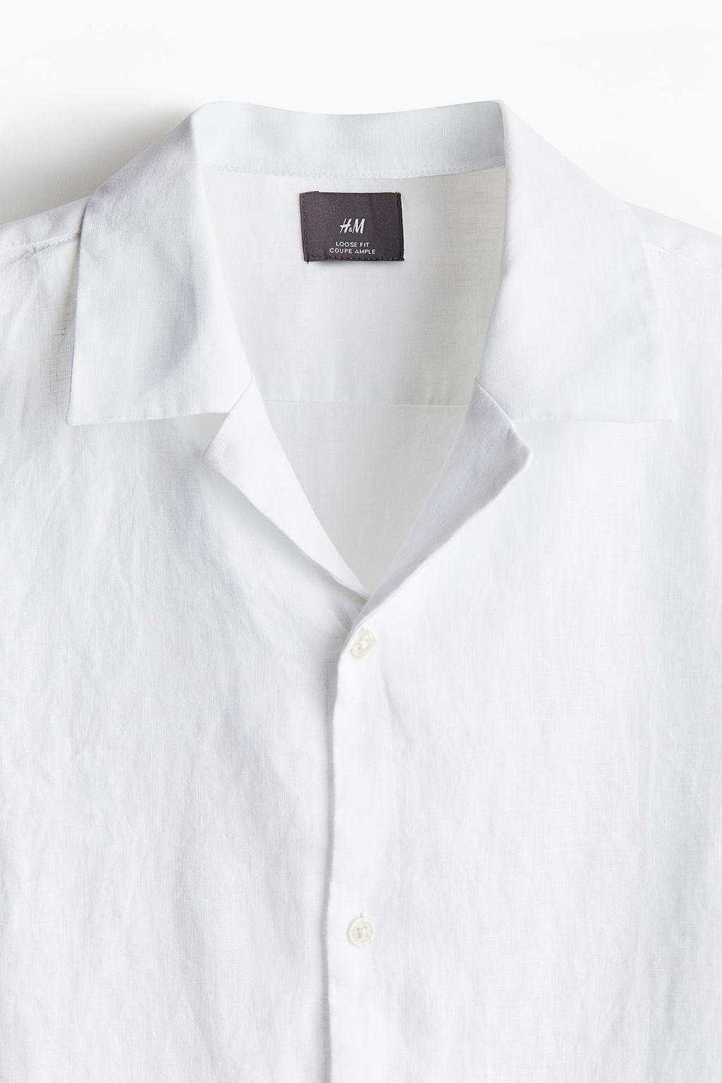 Camisa resort de lino Relaxed Fit - H&m фото 6