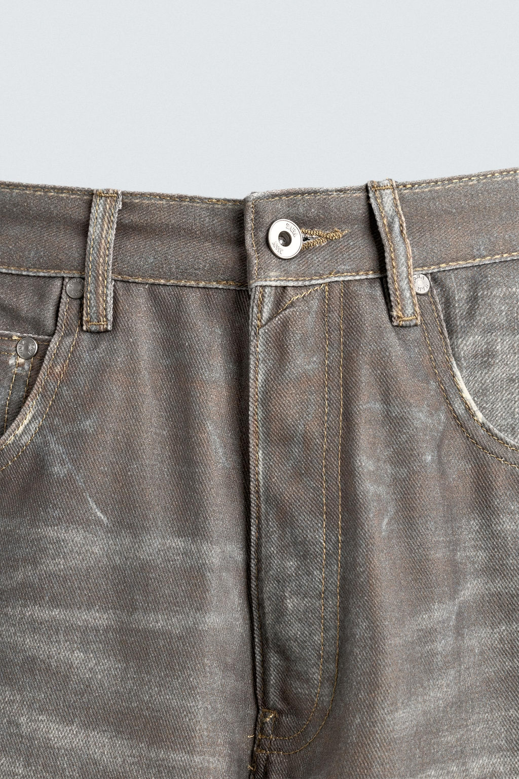 PRINTED BAGGY FIT JEANS - Zara фото 9
