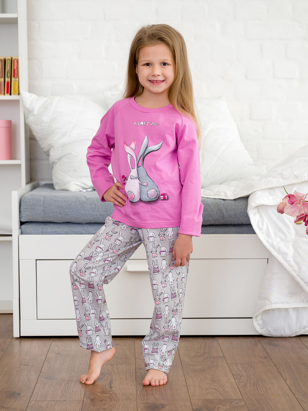 Костюм детский, модель 324, трикотаж (26 размер, Зайчата ) - Ивановотекстиль фото 2