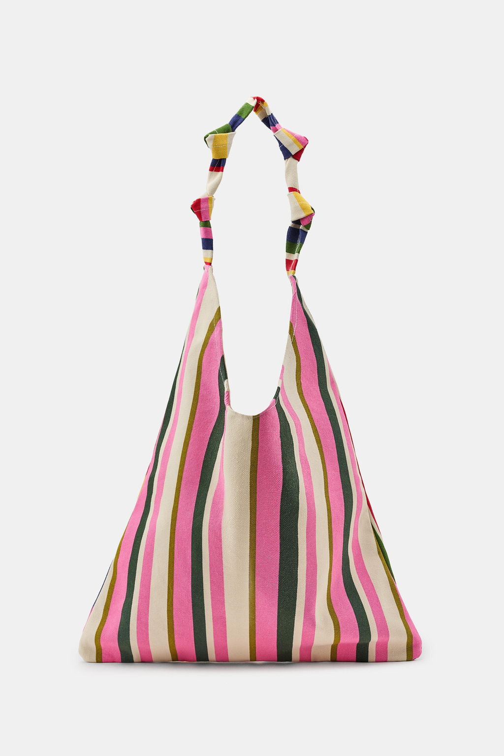 BOLSA CANVAS RAYAS / Multicolor - Zara фото 5