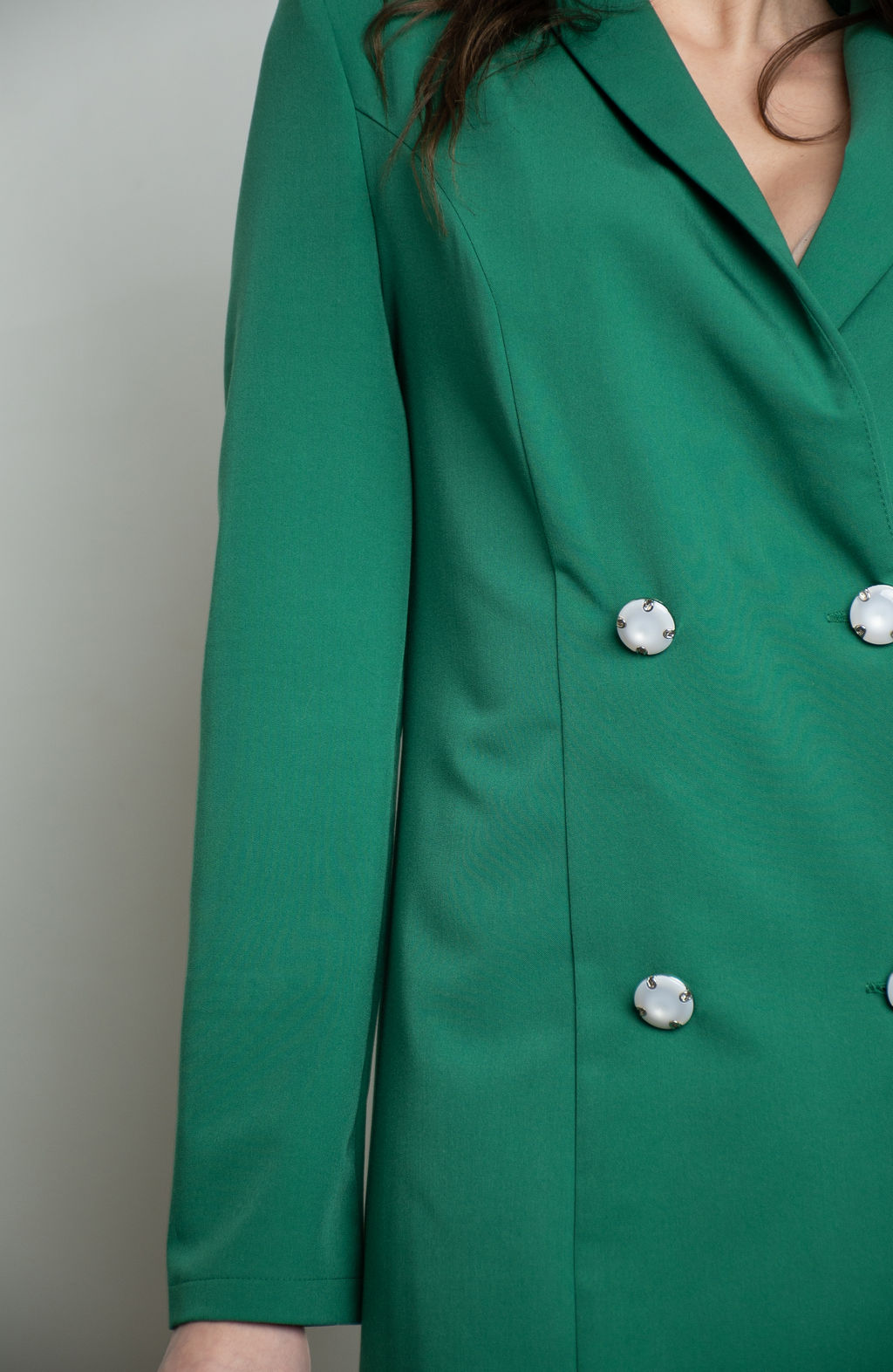 Эффектное платье изумрудный - Donna saggia фото 4