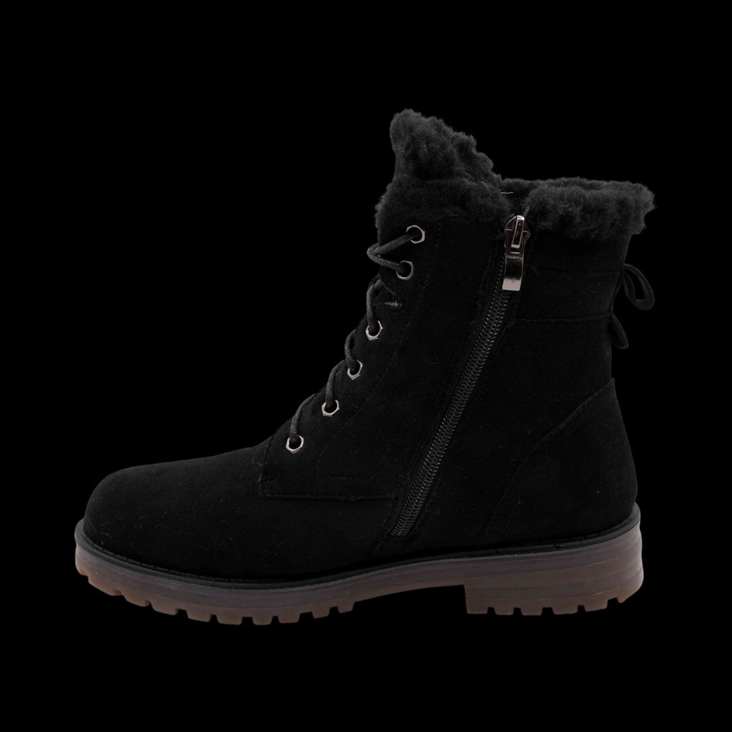 Ботинки на меху ВК853-11 черные