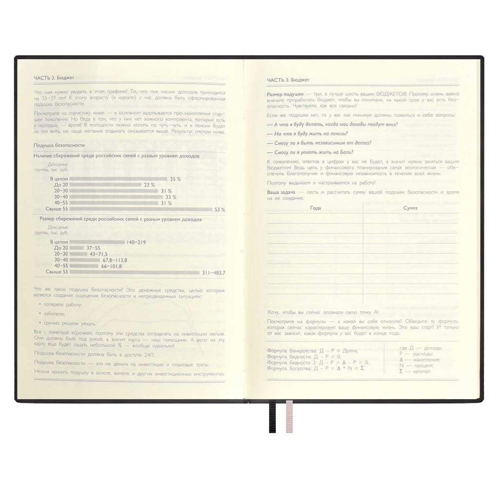 Ежедневник недатированный ESCALADA, #проМани, А5, 160 л., арт. 64002/ 15 ТИВОЛИ ЧЁРНЫЙ  фото 12