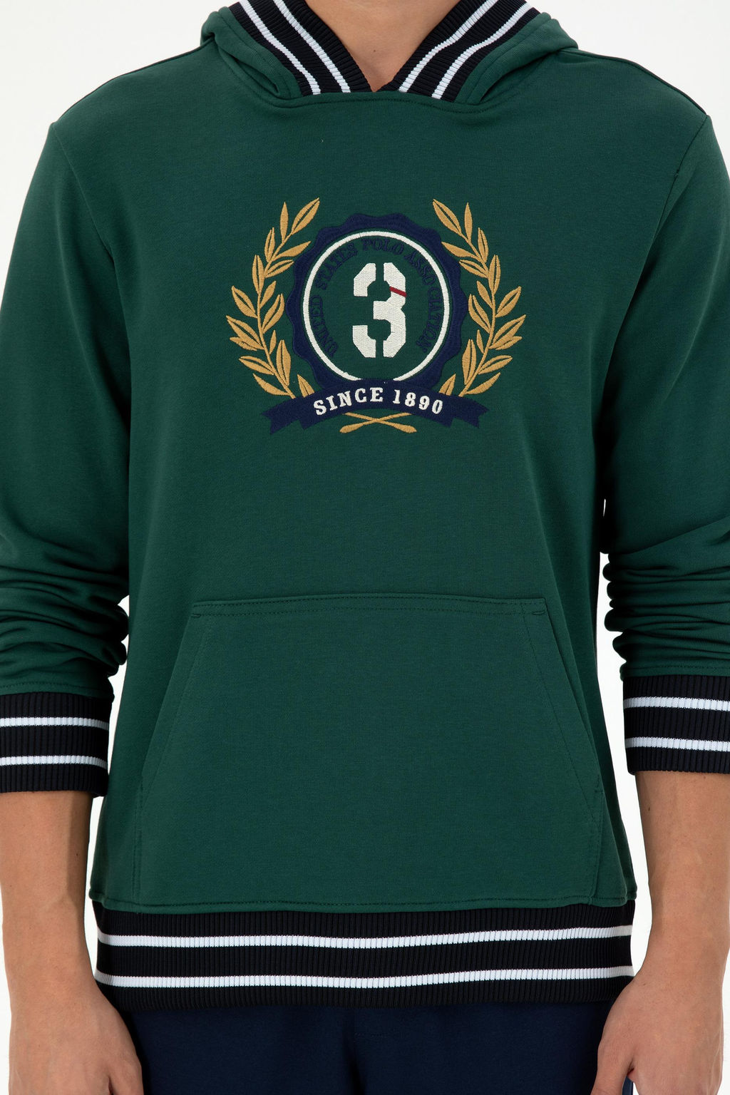 Мужской темно-зеленый свитшот Неожиданная скидка в корзине