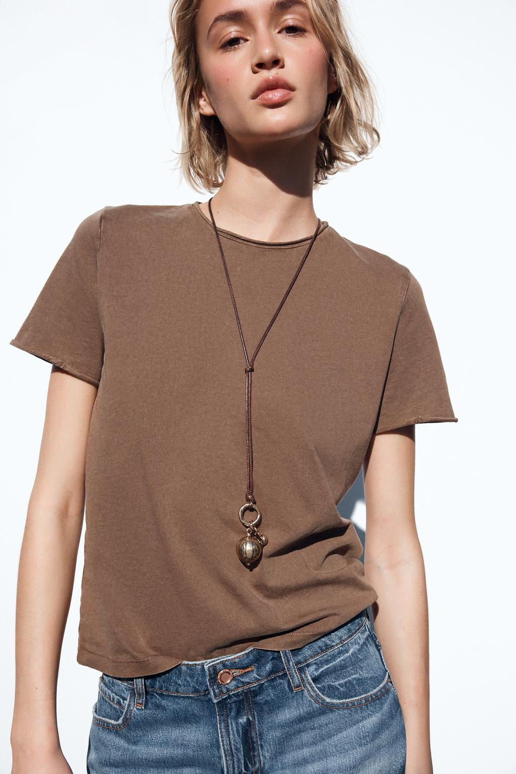 FADED SHORT SLEEVE T-SHIRT - Zara фото 27