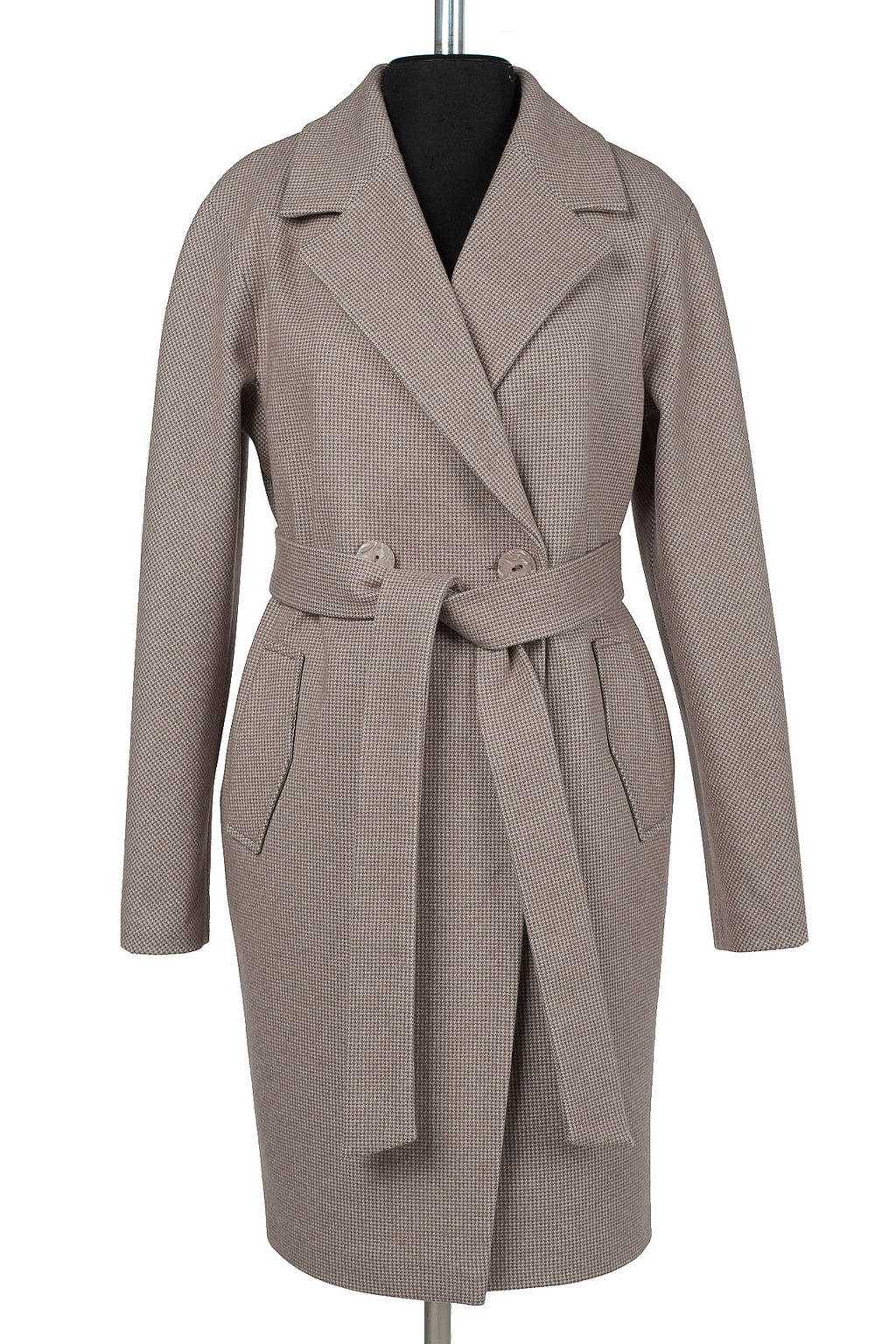 Пальто женское демисезонное (пояс) - El podio фото 6