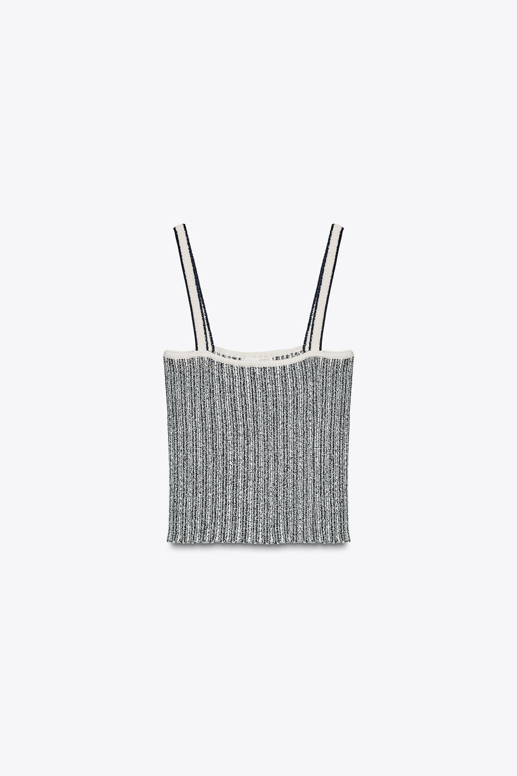 STRIPED KNIT CROP TOP - Zara фото 4