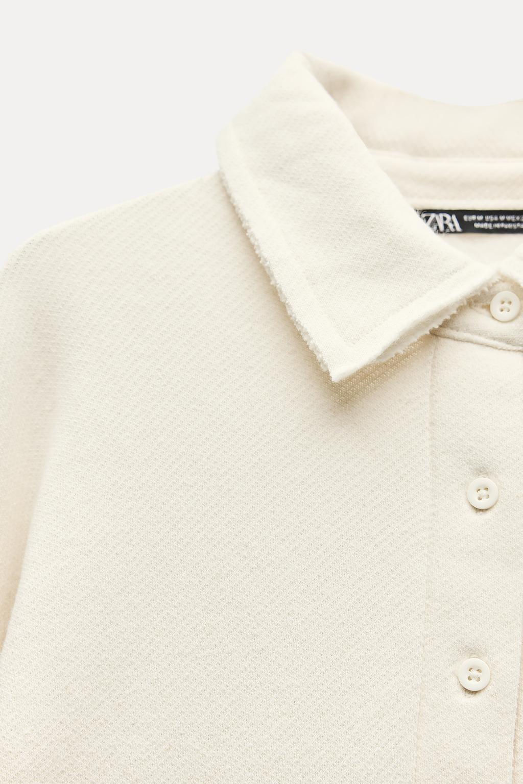 RUSTIC POLO SWEATSHIRT - Zara фото 6