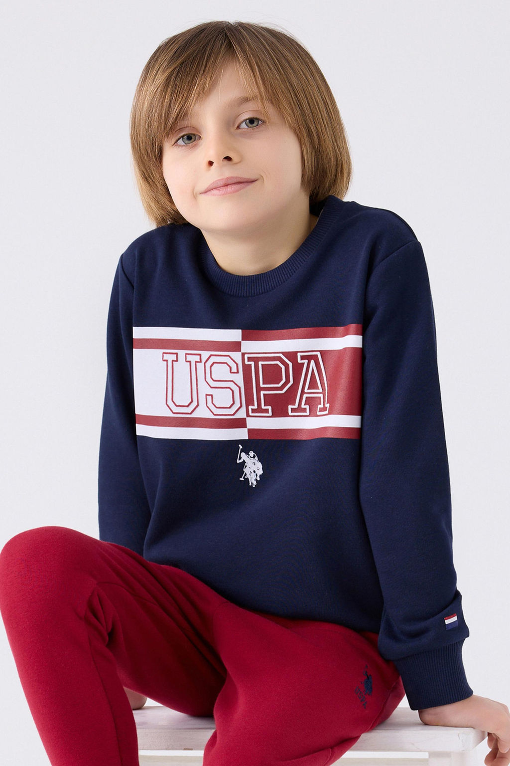 Erkek _ocuk Lacivert Pijama Tak_m_ Sepette S_rpriz _ndirim - U.s. polo assn фото 2