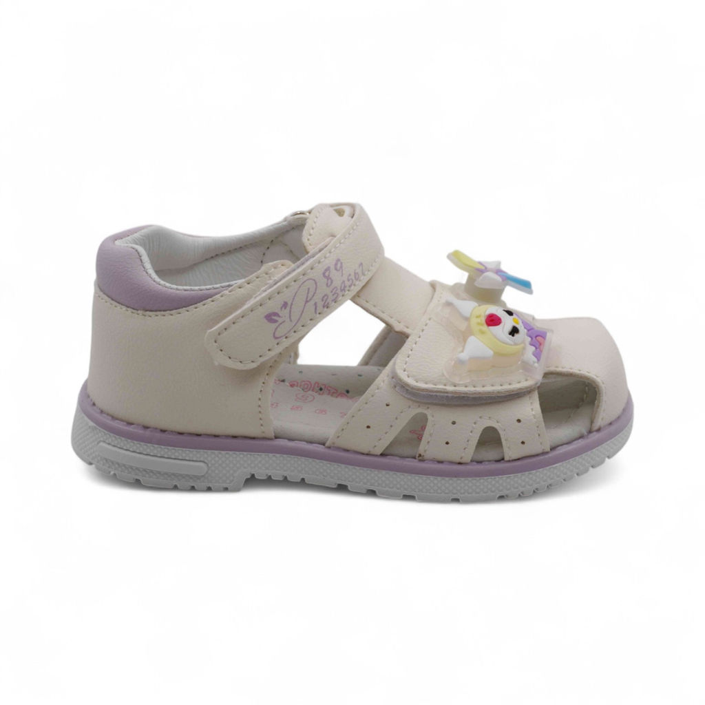 Сандалии детские LB106-2 бело фиолетовые - Sport фото 2