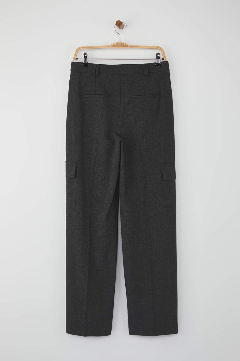 Gri Havuc Kal?p Kargo Cepli Kumas Pantolon TWOAW26PL00037 - Trendyolmilla фото 6