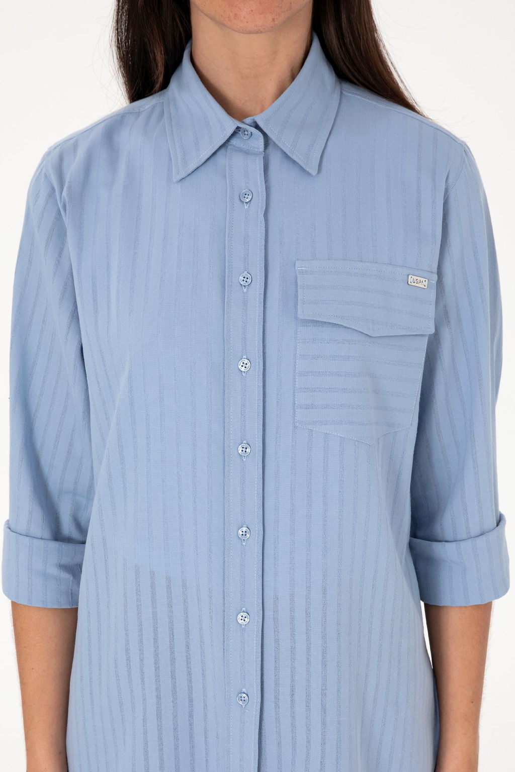 Kad_n Mavi Uzun Kollu G_mlek Sepette S_rpriz _ndirim - U.s. polo assn фото 6