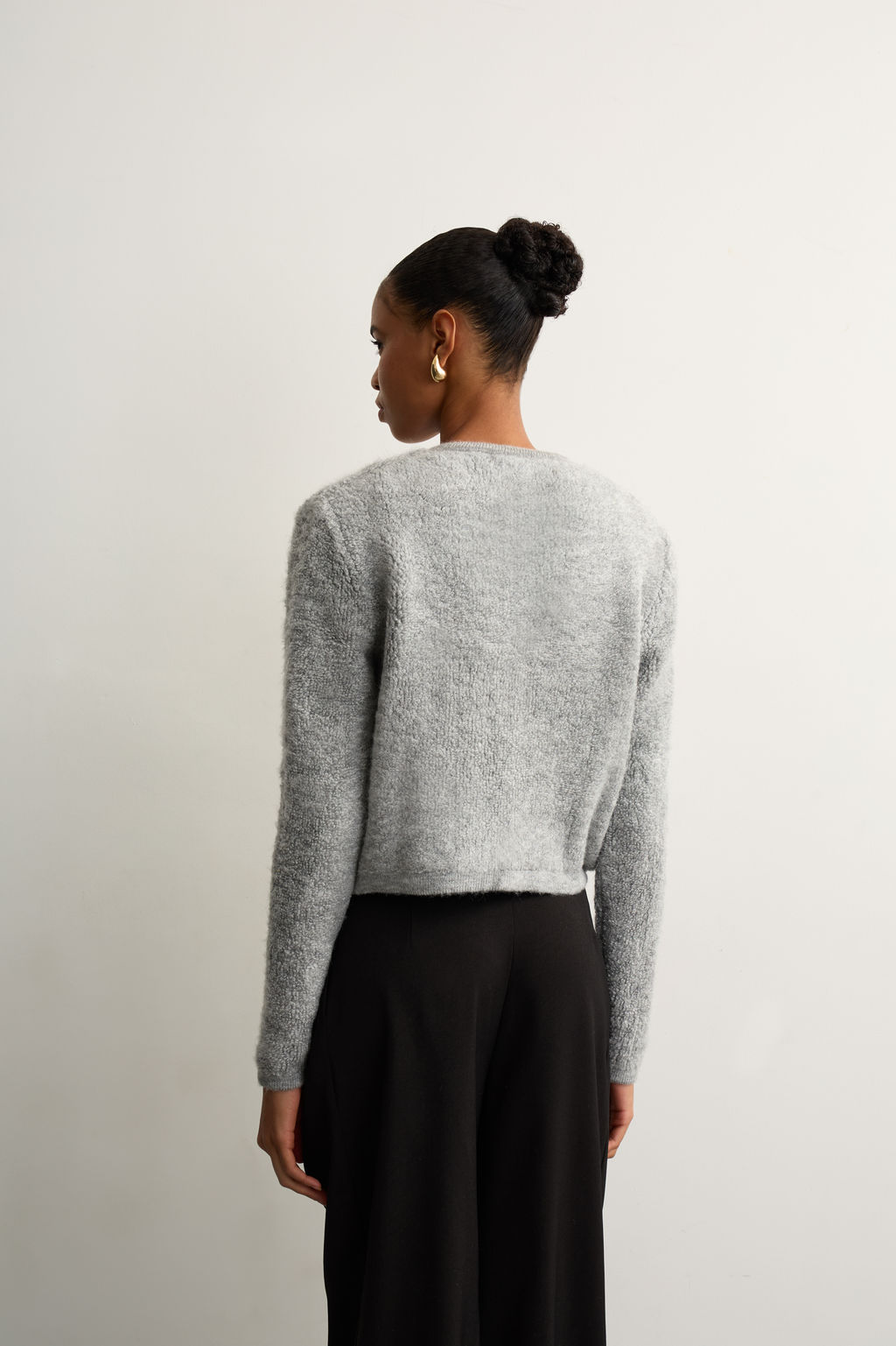 Кардиган с золотистыми пуговицами - Mollis фото 3