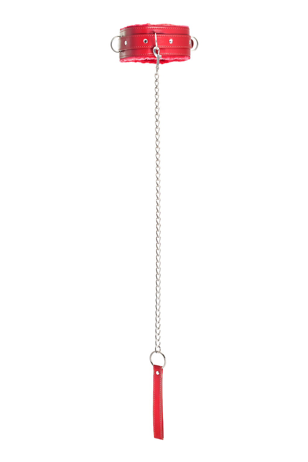 Ошейник Anonymo #0403, PU кожа, красный