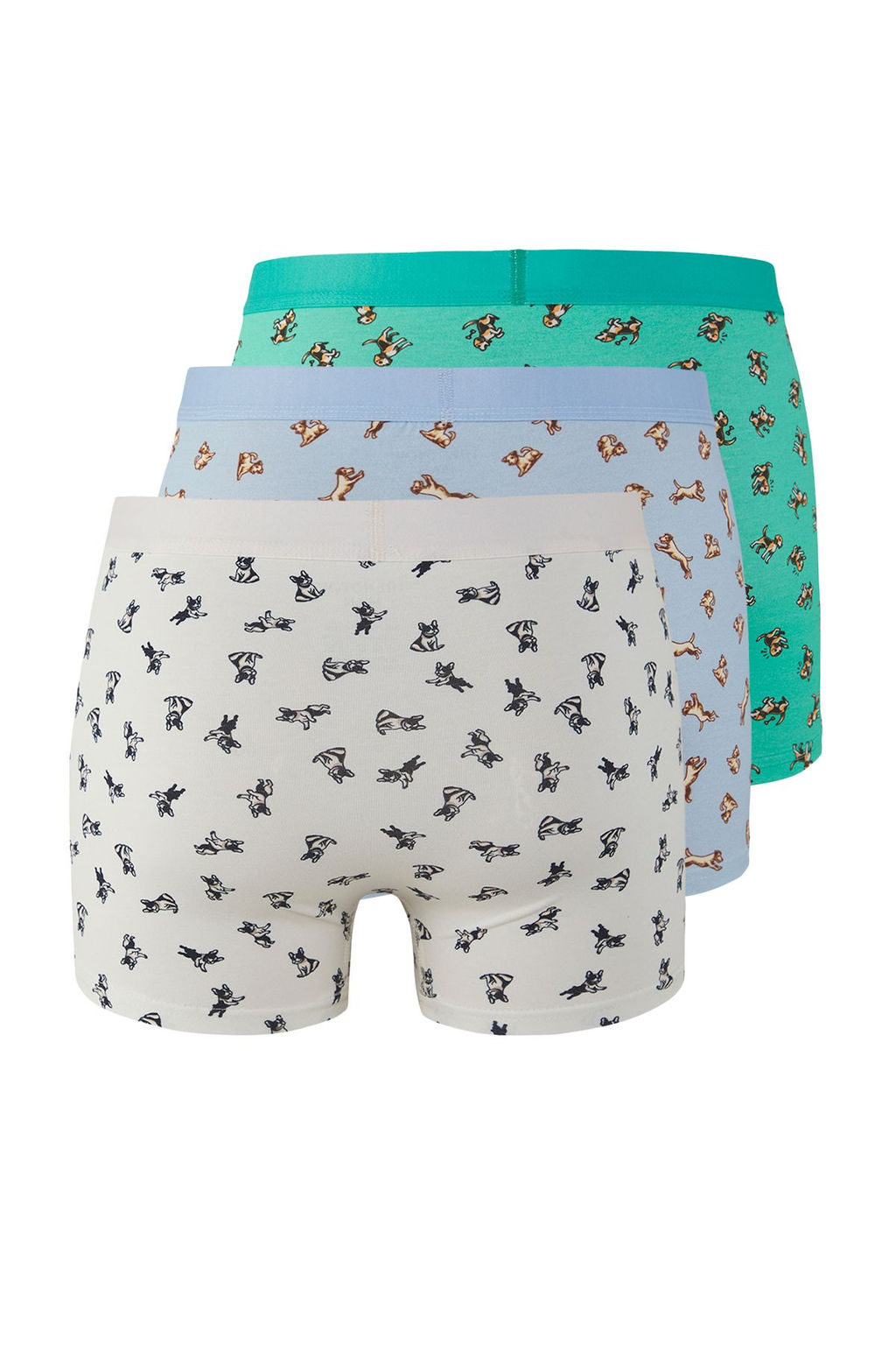 TRENDYOL MAN Cok Renkli 3lu Paket Animal Bask?l? Esnek Pamuklu Boxer TMNSS25BX00007 - Trendyolmilla фото 2