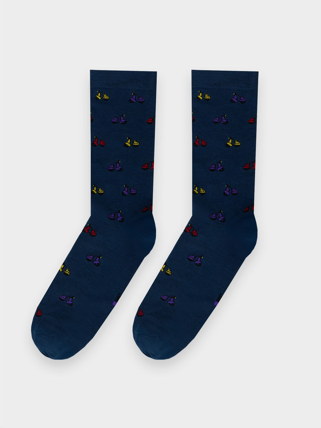 Носки Mark Formelle джинсовый 017K-3046 хлопок с эластаном синие набор 5 пар  фото 5