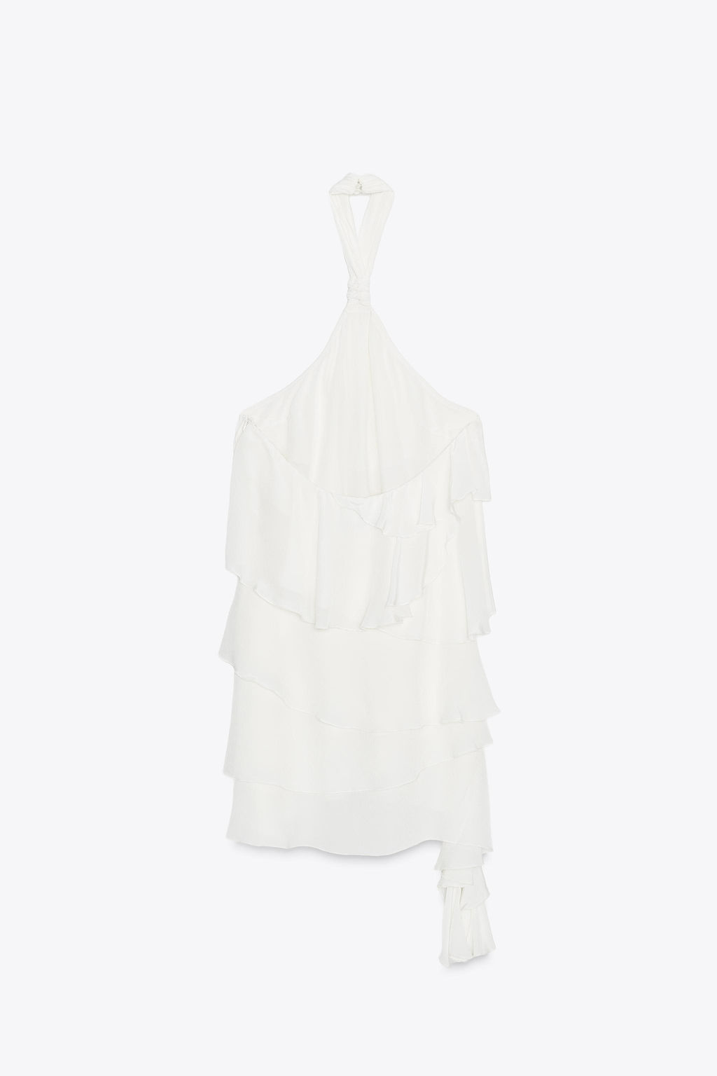 RUFFLED MINI DRESS - Zara фото 13