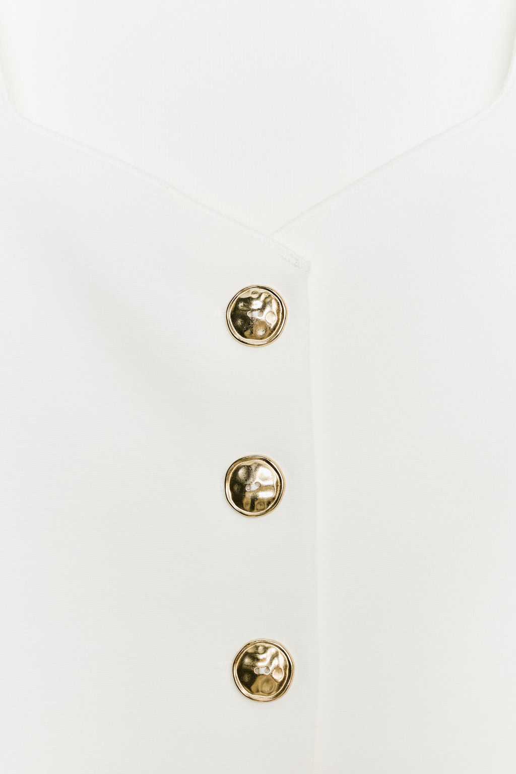TOP PEPLUM BOTONES / Blanco roto - Zara фото 9