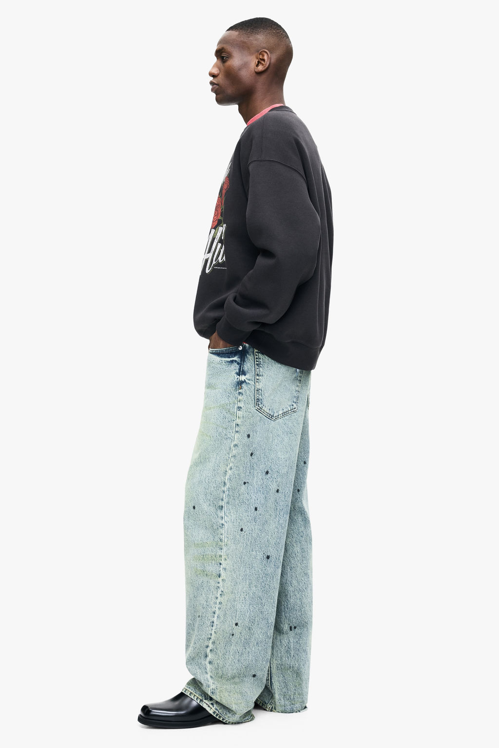 Sudadera con estampado Oversized Fit - H&m фото 6