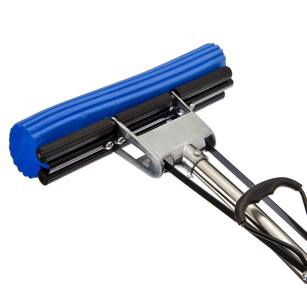 Швабра VETTA ПВА с изогнутой руч., один ряд роликов J010 арт. 444-003