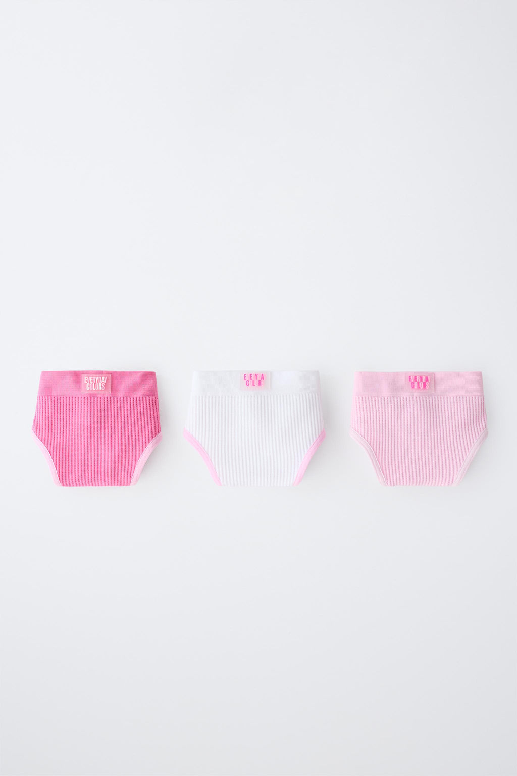 8-14 A?OS/ PACK TRES BRAGUITAS SEAMLESS / Multicolor - Zara фото 5