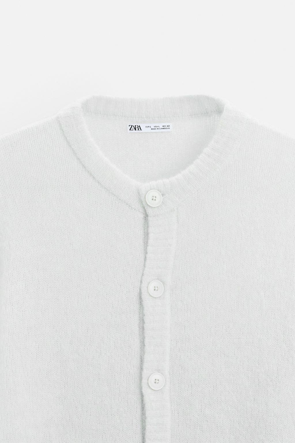 WOOL CARDIGAN - Zara фото 9